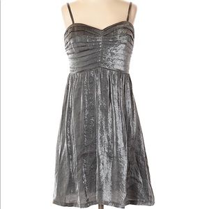 Silence & Noise silver cocktail dress